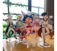 Anime Dr. Stone Figurine Senku Ishigami 15cm, expositions anime Taiju Oki Yuzuriha Ogawa Kohaku. Beau support en acrylique Senku Ishigami Dr. STONE. Décoration anime Science Revival, cadeaux créatifs