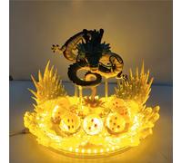 Anime Dragon Ball Z Shenlong figurine bricolage scène d'éffection lampe à LED jouets PVC modèle Collection Super Saiyan Figura poupée No Remote