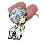 Anime Émail Pin Ayanami Rei Broches Insigne Accessoires, Klein, Métal non précieux