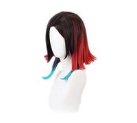 Anime Enmu Ombre Cosplay Wig Synthetic Hair Multi Layer Halloween Costume Masquerade Party Wigs Props