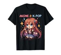 Anime et K-pop musique pop coréenne fille Kpop anime T-Shirt