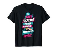 Anime Fangirl Screaming Anime Reaction Humour Excited Weeb T-Shirt