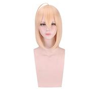 Anime Fate Grand Order Sakura Saber Okita Souji Wig Costume Fate Go Femmes Cheveux synthétiques courts Halloween Party Wigs Taille unique Camel