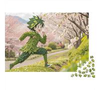 Anime Feuille Verte Puzzle 1000 Pièces Educa Jouet en Bois Jeu D'Intelligence Décoration Intérieure Parc Sakura Jeu Éducatif Challenge Toy Adultes Et Enfants À Partir De 14 Ans 1000pcs (75x50cm)