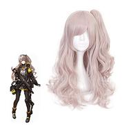 Anime filles frontline UMP45 UMP9 perruque Cosplay Costume femmes longues boucles cheveux synthétiques Halloween fête jeu de rôle perruques
