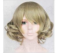 Anime Final Fantasy XV Cindy Aurum Cosplay Wigs Short Wavy Heat Resistant Synthetic Hair Wig + Wig Cap
