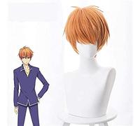 Anime fruits panier tooru cosplay perruques yuki suma kyo costumes accessoires de coiffure de l'homme à la taille de l'homme soma kyo (Couleur : Soma Kyo)