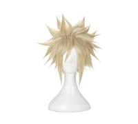 Anime Game FF7 Cosplay Cloud Strife Wig, Perruques Longues Dorées Pour Halloween, Fête Costumée
