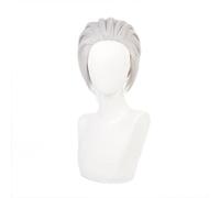Anime Game Uzui Tengen Silver White Cosplay Wig Synthetic Hair Halloween Party Wigs