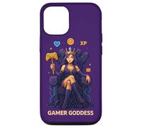 Anime Gamer Queen Lecteur de Jeu vidéo XP Trône Gamer Goddess Coque pour iPhone 12/12 Pro