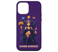 Anime Gamer Queen Lecteur de Jeu vidéo XP Trône Gamer Goddess Coque pour iPhone 12 Mini