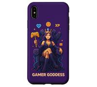 Anime Gamer Queen Lecteur de Jeu vidéo XP Trône Gamer Goddess Coque pour iPhone XS Max