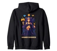 Anime Gamer Queen Lecteur de Jeu vidéo XP Trône Gamer Goddess Sweat à Capuche