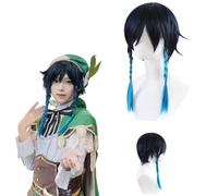 Anime Genshin Impact Barbatos Perruque Cosplay pour tous les personnages Halloween Carnaval Party pour les femmes filles et garçons
