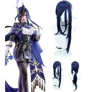 Anime Genshin Impact Clorinde Perruque Cosplay pour tous les personnages Halloween Carnaval Party pour les femmes filles et garçons