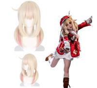 Anime Genshin Impact Klee Perruque Cosplay pour tous les personnages Halloween Carnaval Party pour les femmes filles et garçons