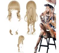 Anime Genshin Impact Navia Perruque Cosplay pour tous les personnages Halloween Carnaval Party pour les femmes filles et garçons