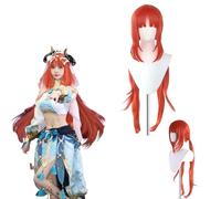 Anime Genshin Impact Nilou Perruque Cosplay pour tous les personnages Halloween Carnaval Party pour les femmes filles et garçons