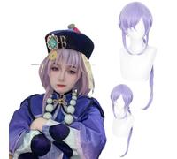 Anime Genshin Impact Qiqi Perruque Cosplay pour tous les personnages Halloween Carnaval Party pour les femmes filles et garçons