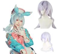 Anime Genshin Impact Sigewinne Perruque Cosplay pour tous les personnages Halloween Carnaval Party pour les femmes filles et garçons