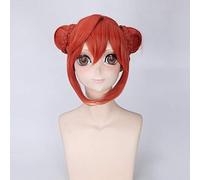 Anime Gintama Kagura Cosplay perruques courtes Orange résistant à la chaleur synthétique cheveux Costume fête jeu de rôle perruque PL-125