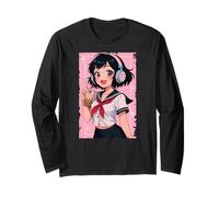 Anime Girl Japanese Waifu Gamer Japan Boba Tea Otaku Manche Longue