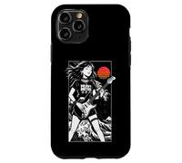 Anime Girl Kanagawa Guitare électrique Japonaise Punk Japon Coque pour iPhone 11 Pro
