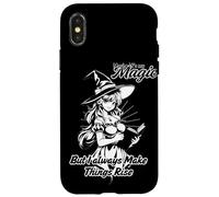 Anime Girls - Peut-être Que C'est ma Magie de Toujours Faire avancer Les Choses Coque pour iPhone X/XS