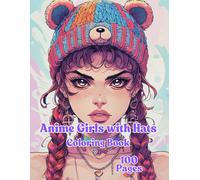 Anime Girls with Glasses Coloring Book: 100 Cute and Relaxing Anime-Style Pages for Teens, Otakus, and Adults Who Love Manga Girls