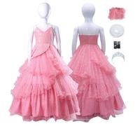 Anime Glinda Cosplay Uniforme Wicked Costume Ensemble complet - Fête d'Halloween et Conventions Anime Ensemble complet Outfit Enfant