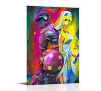 Anime Goblin Slayer et Épée Maiden Peinture à l'huile Art mural Impression d'image moderne Décoration de chambre familiale 60 x 90 cm