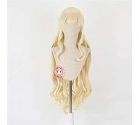 Anime Goblin Slayer prêtresse jaune longue perruque Cosplay Costume résistant à la chaleur cheveux synthétiques femmes Cosplay perruques D-303
