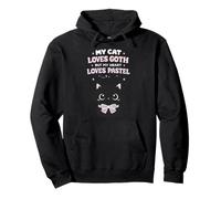Anime Goth Doux Pastel Goth Kawaii Gothique Anime Spooky Cute Sweat à Capuche