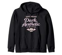 Anime Goth Doux Pastel Goth Kawaii Gothique Anime Spooky Cute Sweat à Capuche