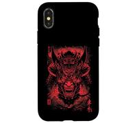 Anime Goth Japanese Oni Demon Dragon Art Féroce Folklore Coque pour iPhone X/XS