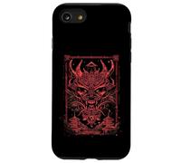 Anime Goth Japanese Oni Demon Dragon Samourai Myth Warrior Coque pour iPhone SE (2020) / 7 / 8