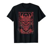 Anime Goth Japanese Oni Demon Dragon Samourai Myth Warrior T-Shirt