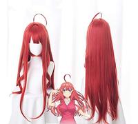 Anime Gotoubun No Hanayome les Quintuplés Quintessentiels Itsuki Nakano Cosplay perruques longue perruque synthétique résistante à la chaleur + casquette de perruque KUZW014e