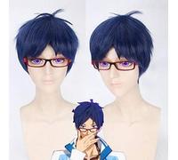Anime gratuit Iwatobi Swim Club cosplay costume perruque Costume de fête cheveux Haruka Nanase Hazuki Nagisa Rin Matsuoka Cosplay perruques taille unique PL-220