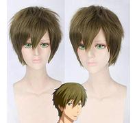 Anime gratuit Iwatobi Swim Club cosplay costume perruque Costume de fête cheveux Haruka Nanase Hazuki Nagisa Rin Matsuoka Cosplay perruques taille unique PL-221