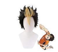 Anime Haikyuu !! Karasuno Nishinoya Yuu perruque courte Cosplay Costume résistant à la chaleur cheveux synthétiques Haikiyu fête jeu de rôle perruques