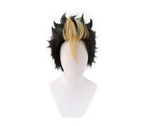 Anime Haikyuu!! Nishinoya Yuu Perruque Cosplay Costume Court Résistant À La Chaleur Synthétique Haikiyu Karasuno Carnaval Partie Perruques