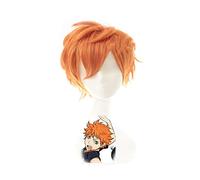 Anime Haikyuu !! Shoyo Hinata Cosplay perruque courte Orange Costume jouer perruques Halloween Costumes cheveux