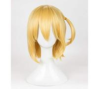 Anime Haikyuu !! Yachi Hitoka Cosplay perruque courte blonde résistant à la chaleur cheveux synthétiques carnaval fête jeu de rôle perruques AZ-150