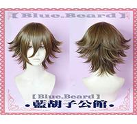 Anime Hakata Tonkotsu Ramens Banba Zenji courte perruque Cosplay + casquette de perruque gratuite