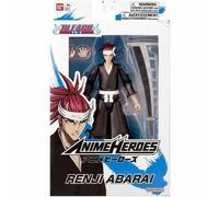 Bandai - Anime Heroes - Bleach - Figurine Anime Heroes 17 cm - Abarai Renji - Licence Officielle Bleach - Figurine d'action articulée Renji - 36972