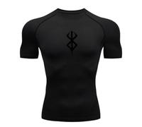 Anime Hommes Compression Chemise Fitness Sport en Cours Serré Gym T-Shirts Athlétique Entraînement À Séchage Rapide Tops Tee D'été,11,L