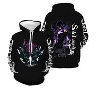Anime Hoodie Solo Leveling - Sweat à capuche pour homme style surdimensionné unisexe, Stlye-4, XXS
