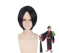 Anime Hoozuki No Reitetsu HOZUKI courte perruque noire Cosplay Costume Nana partie moyenne perruques de cheveux synthétiques pour hommes