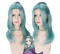 Anime Hoozuki pas de Reitetsu Ashanti Cosplay perruques vert clair long bouclés ondulés Costume fête perruque de cheveux synthétiques PL-327